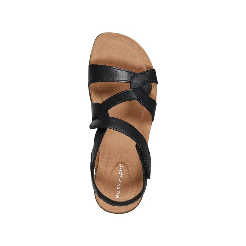 Easy Spirit Minny Sandals  Casual Comfort Shoes Black Size 8.5 Wide MSRP $69 - Picture 2 of 5